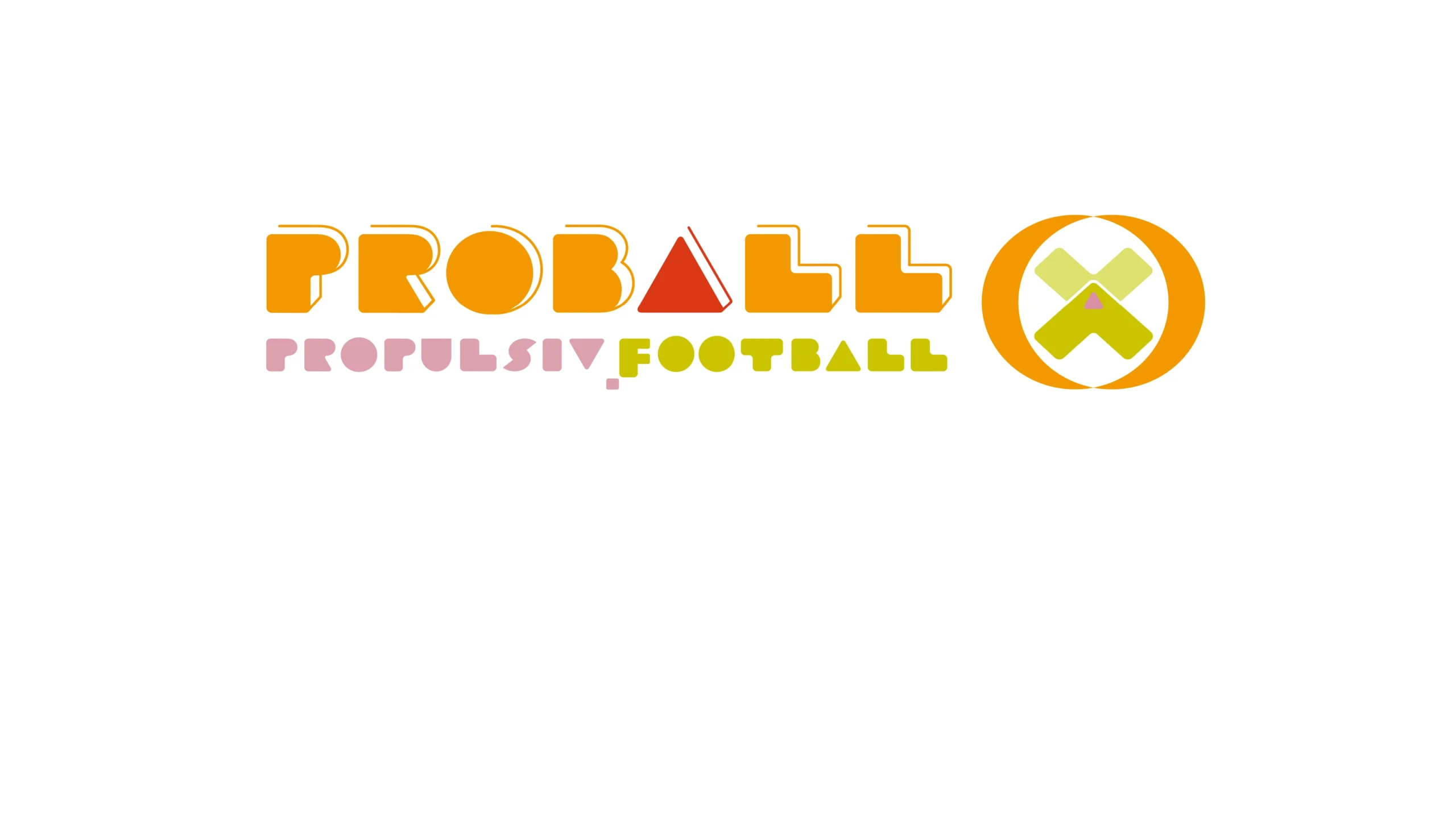 Propulsive Football (PROBALL) Logo wide white